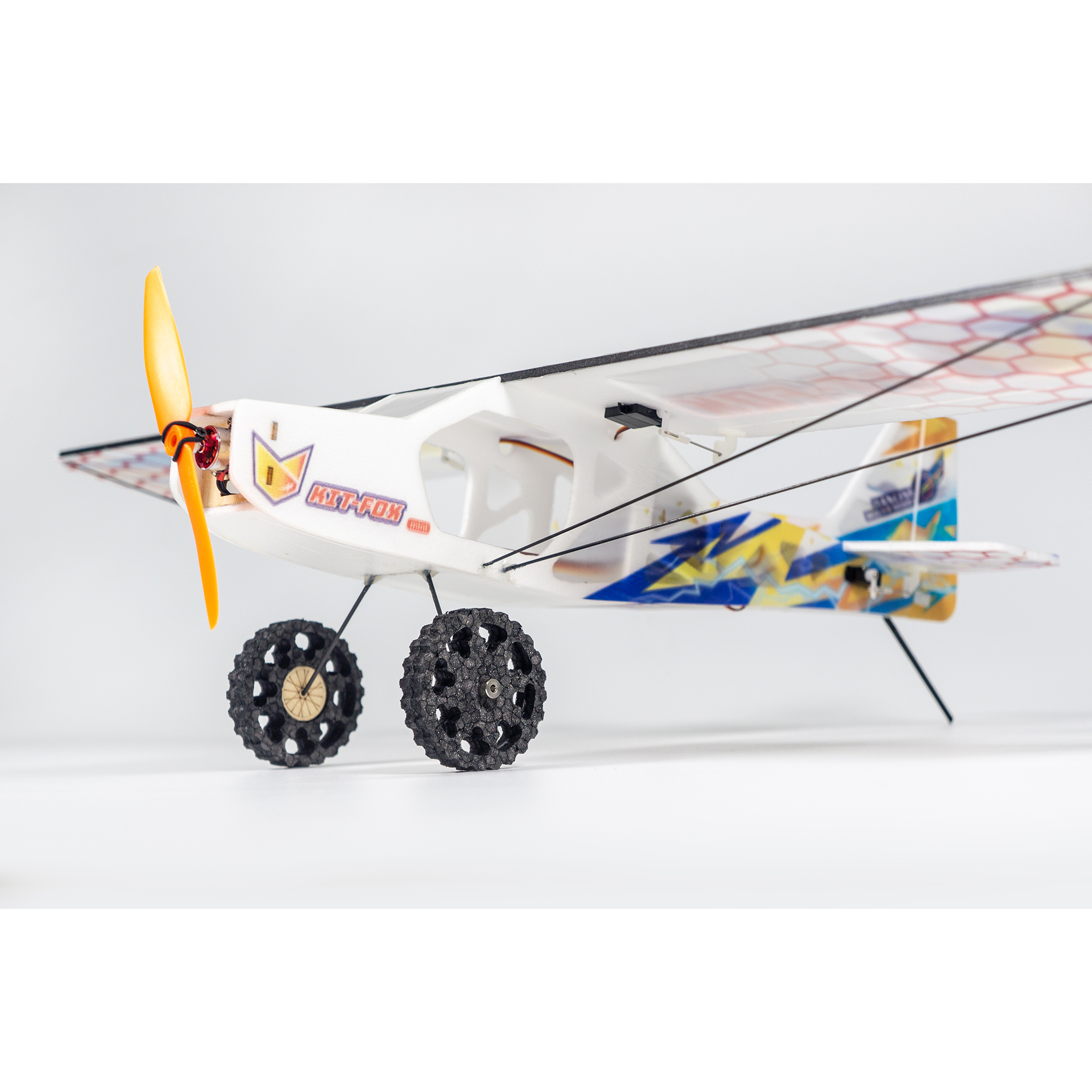 Plane Drone Rc - KIT-FOX V2025 RC Airplane Kit 570mm,