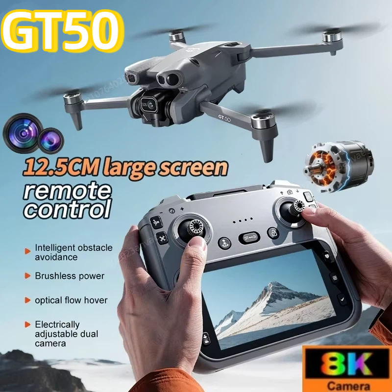 Rc Drone E88 - GT50 RC Drone 8K HD Aerial