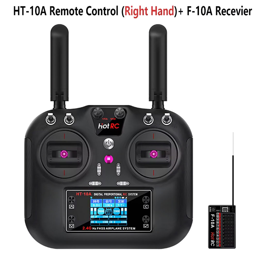 Drone Rc Battery - Hotrc HT-10A 2.4G 10CH Transmitter F10A