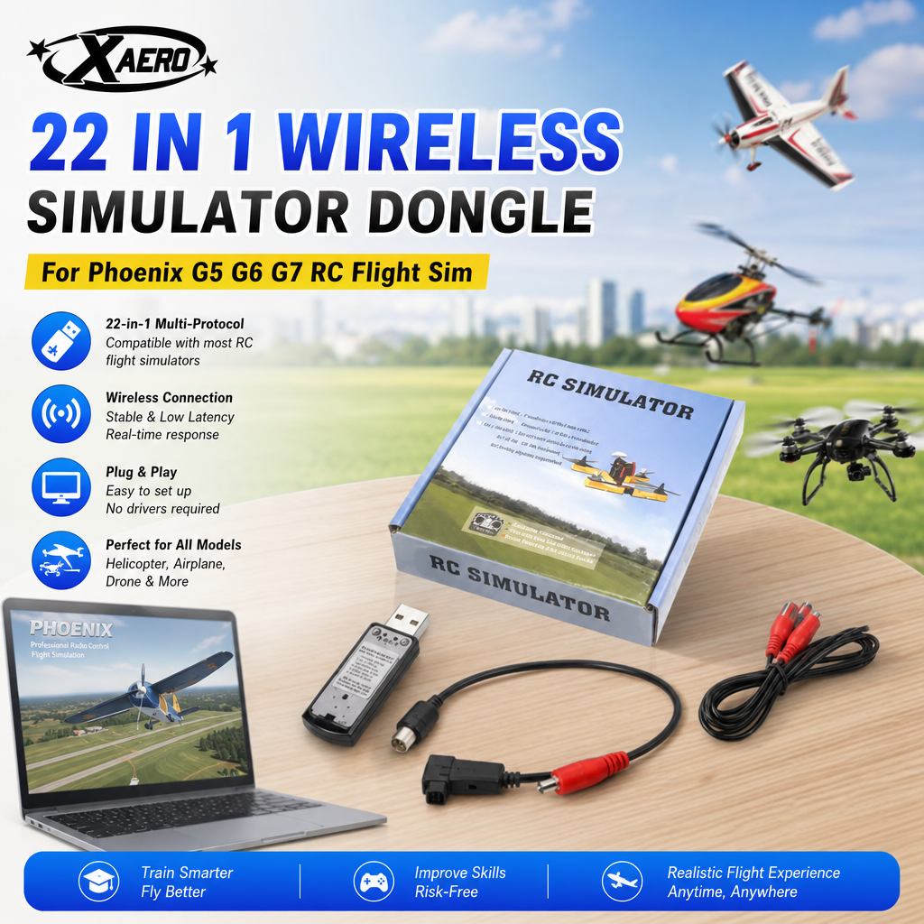 Drone Rc Simulator - 22 in 1 Wireless Simulator Dongle