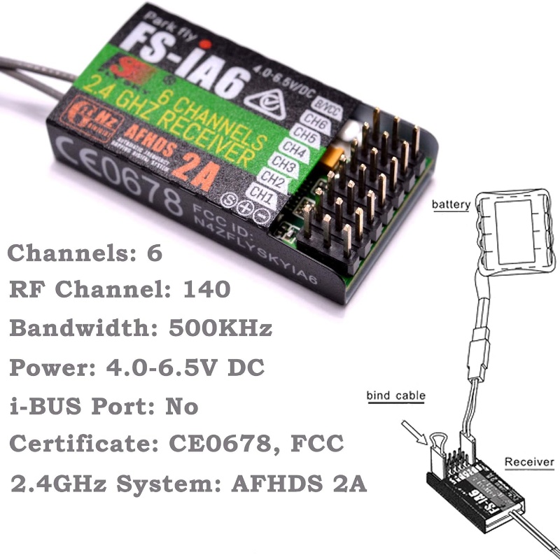 Flysky FS-IA6 Receiver 6CH Dua – Drone Rc Battery Bewertung und Preis