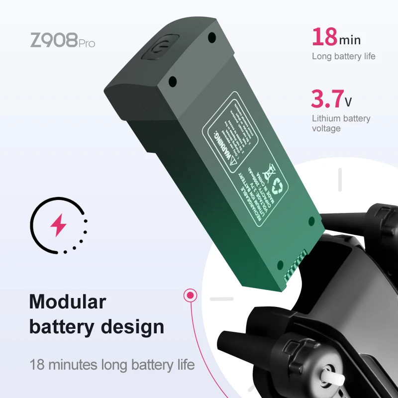 Z908 Pro Max Dron Battery 3.7V – Drone Rc Pro 2 Bewertung und Preis