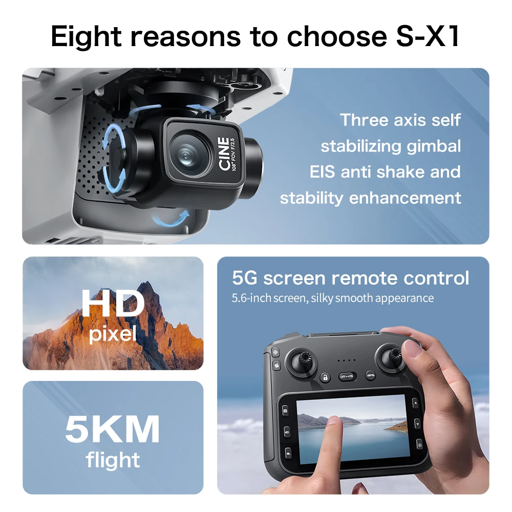 Lenovo GPS S-X1 Drone Three-ax – Drone X1 Rc Bewertung und Preis