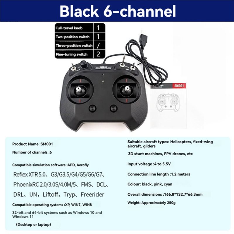 【GIFT】FS-SM001 6CH FPV Flight  – Drone Rc Simulator Bewertung und Preis