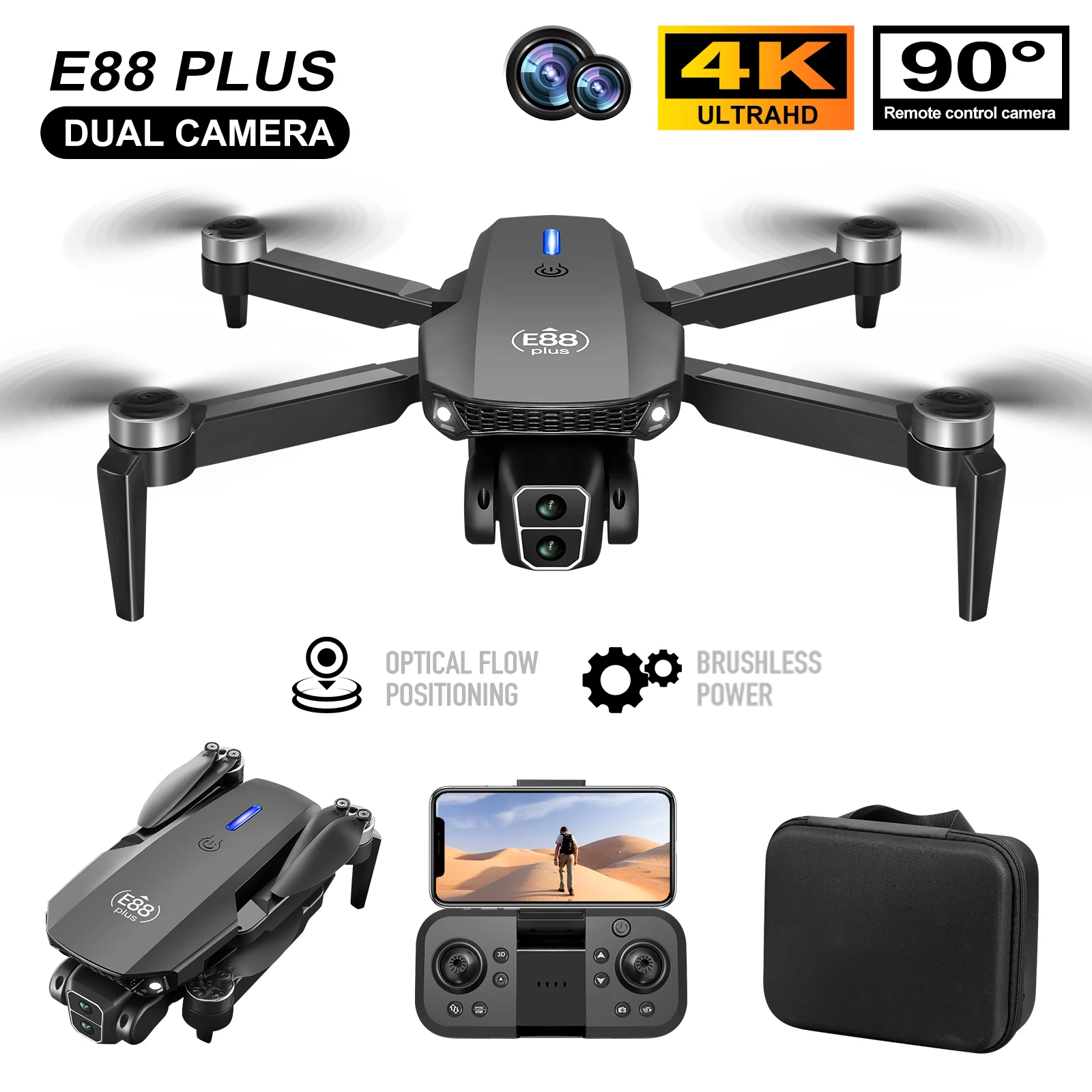New E88 Plus Quadcopter Drone: – Rc Drone E88 Bewertung und Preis