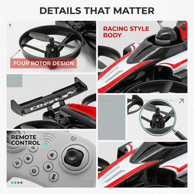 Mini Rc Flying Car 2.4G Remote – Rc Drone And Flying Car Bewertung und Preis