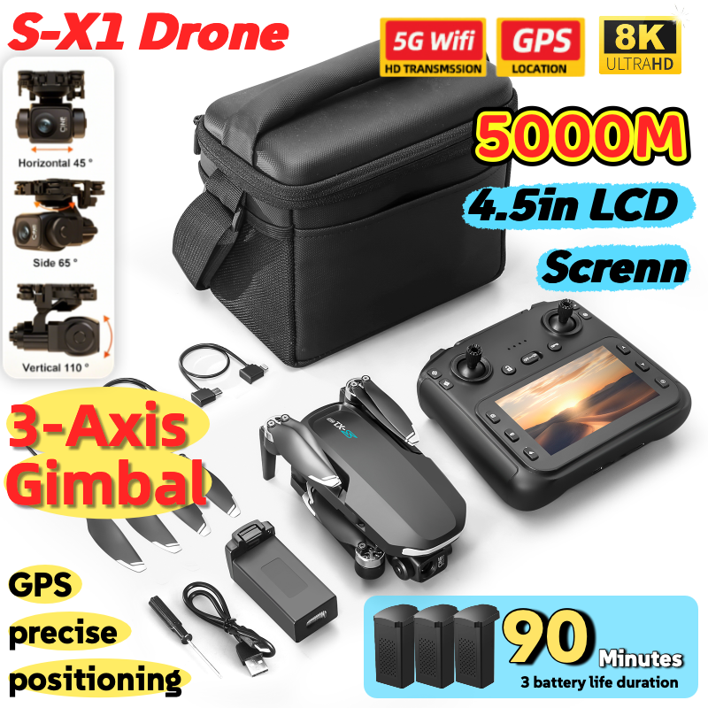 S-X1 MAX GPS Drone with 3-Axis – Drone X1 Rc Bewertung und Preis