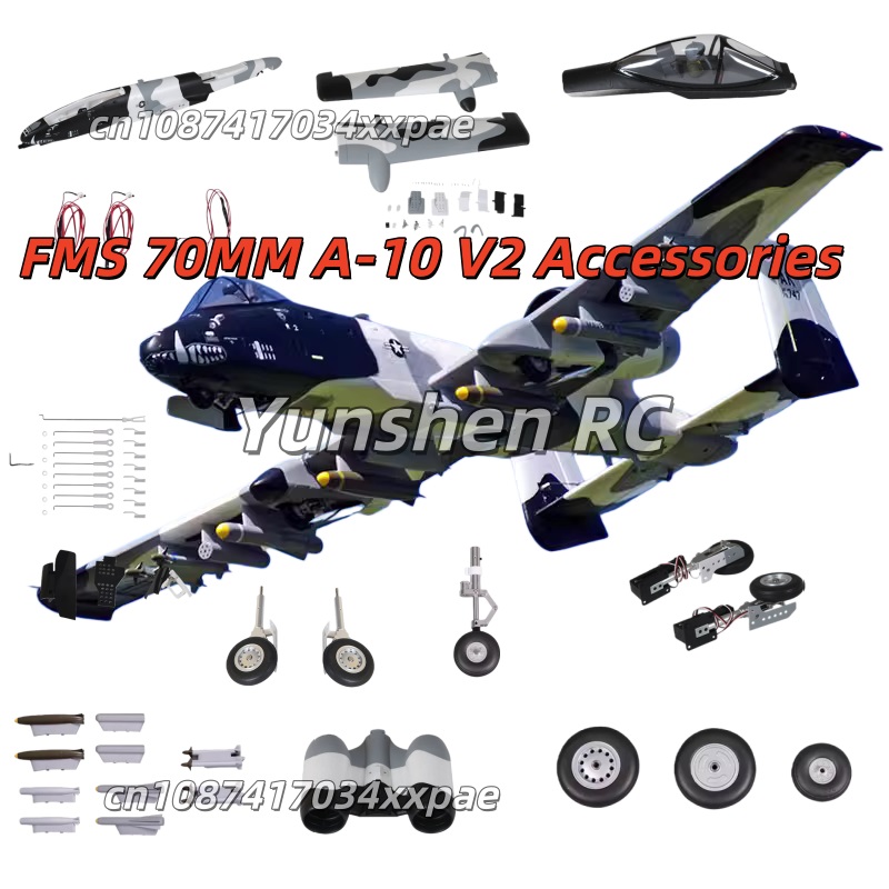 FMS 70MM EDF A-10 V2 RC Aircra – Plane Drone Rc Bewertung und Preis