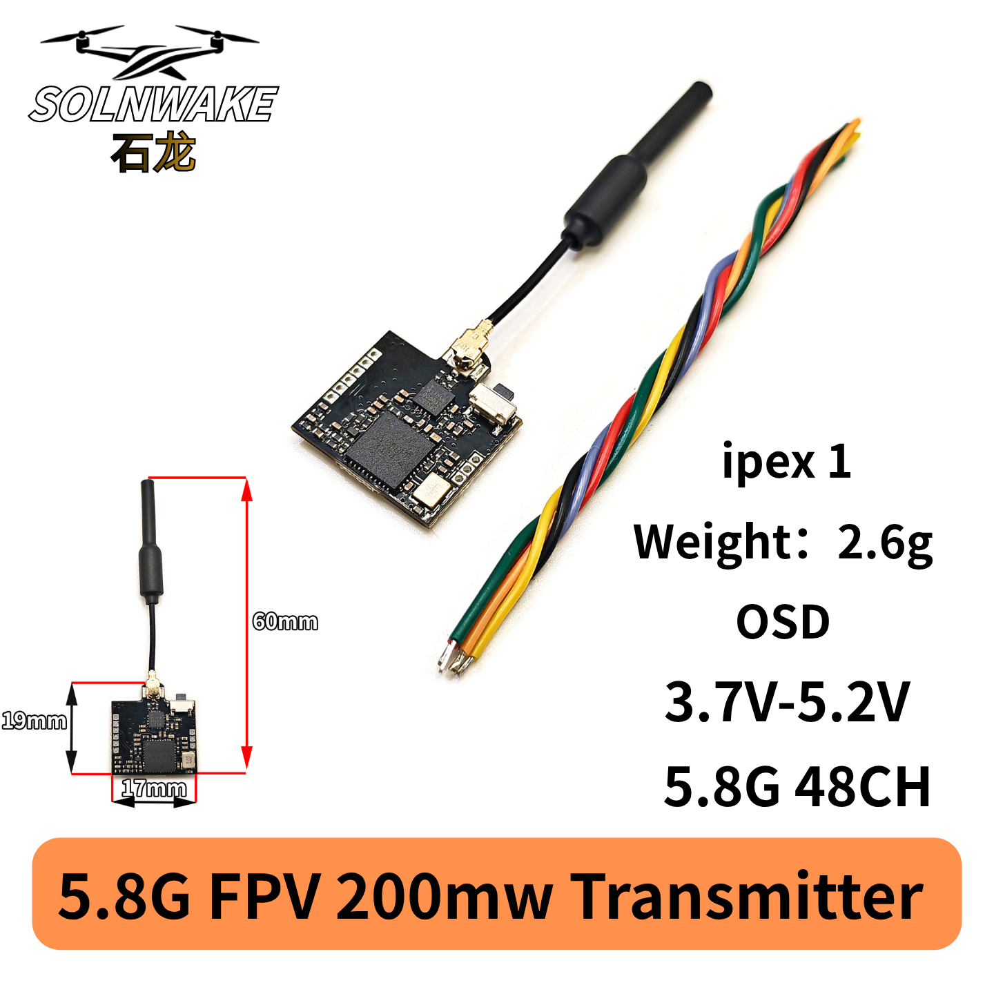 SLONWAKE Nano 5.8G 48CH 200mW  – Drone With Rc Controller Bewertung und Preis