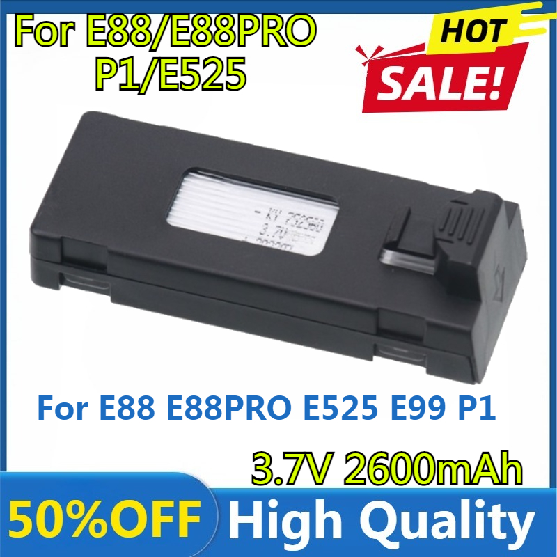 E88 Battery 3.7V 2600mAh Lipo  – Rc Drone E88 Bewertung und Preis