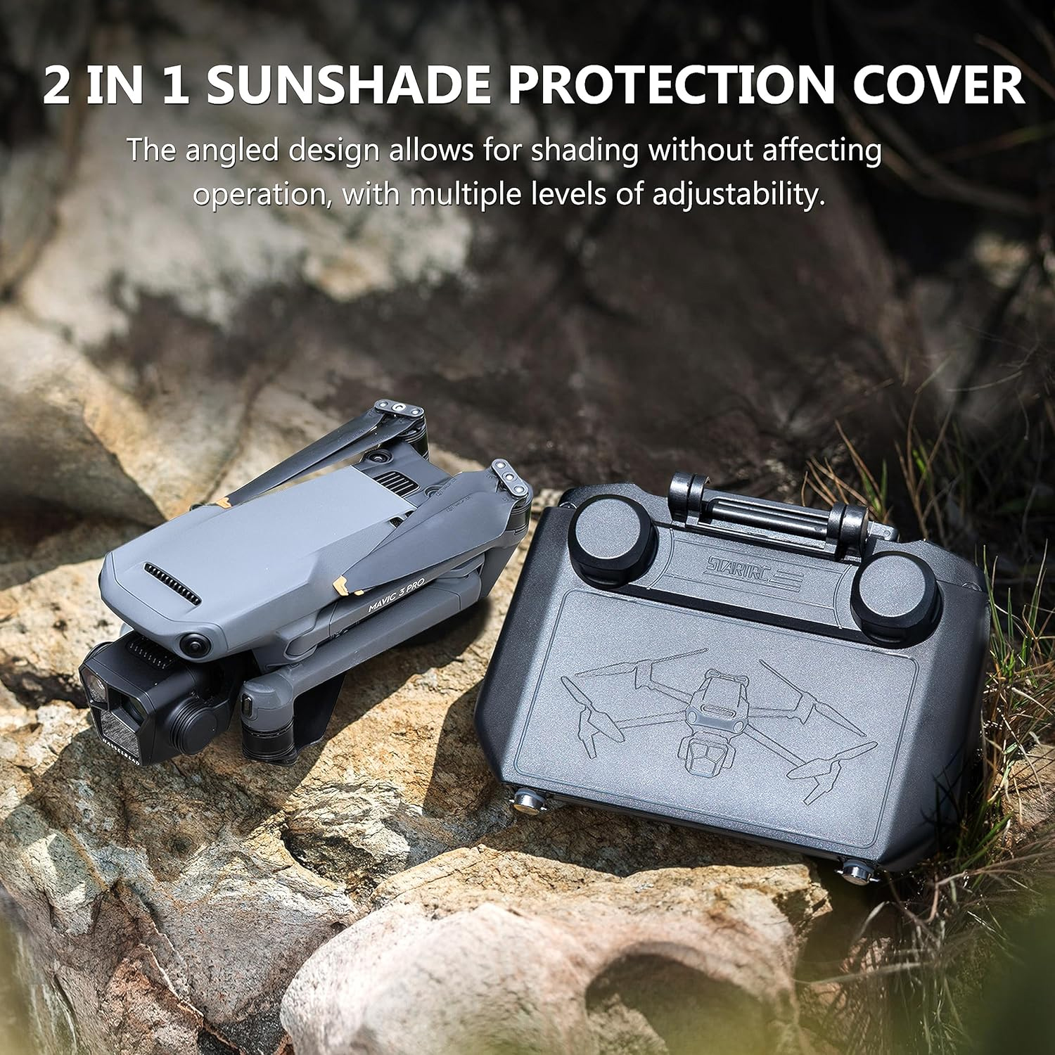2-in-1 Sun Hood & Joystick Cov – Drone Rc Pro 2 Bewertung und Preis