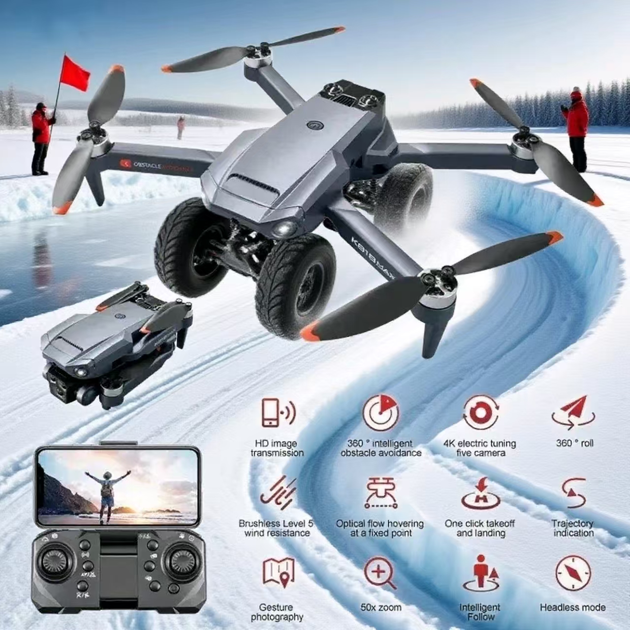 Pro 4K GPS Drone 3KM FPV RC Qu – Drone App Rc Fpv Bewertung und Preis