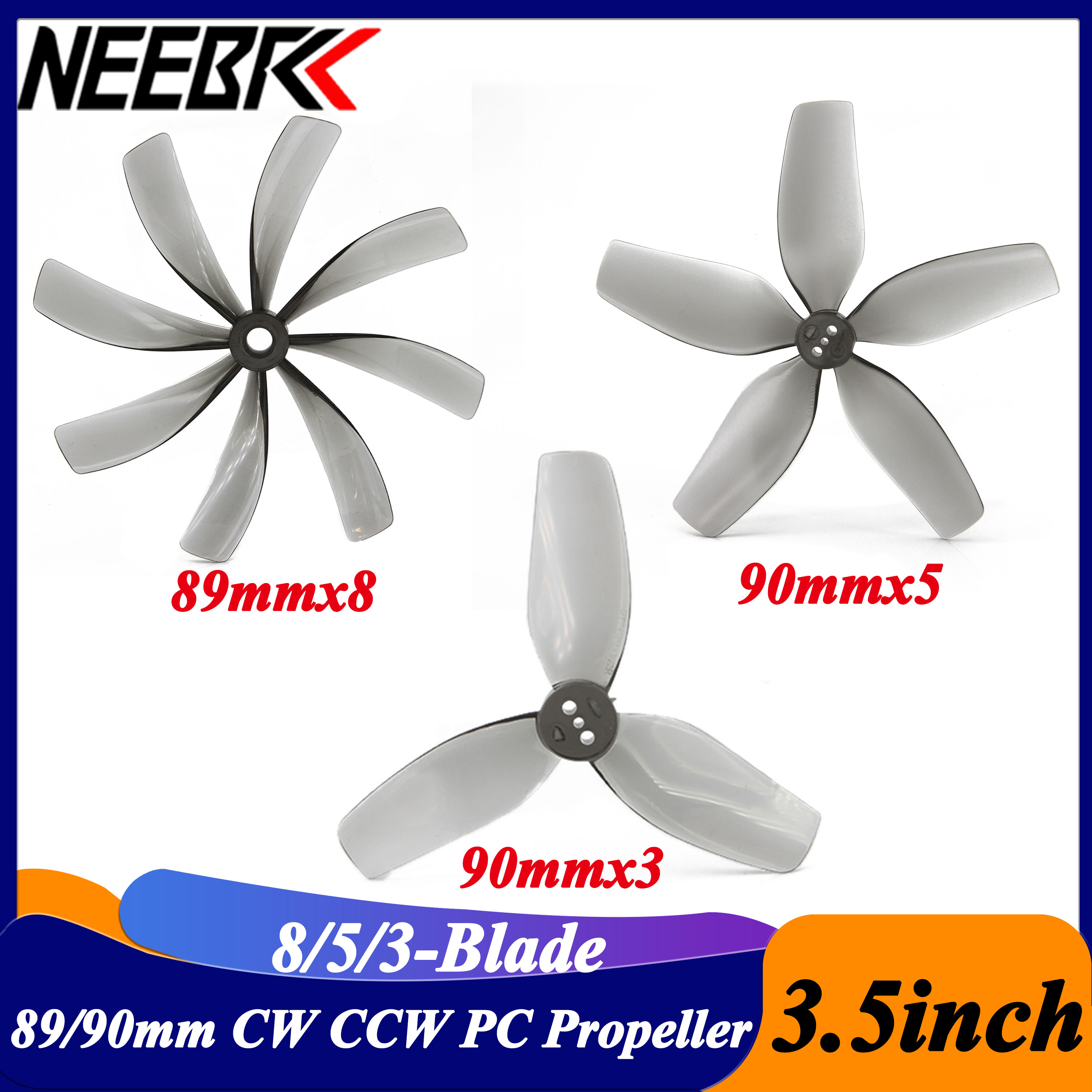 2Pairs 3.5inch 89x8 90x5 90x3  – Fpv Racing Motor Bewertung und Preis
