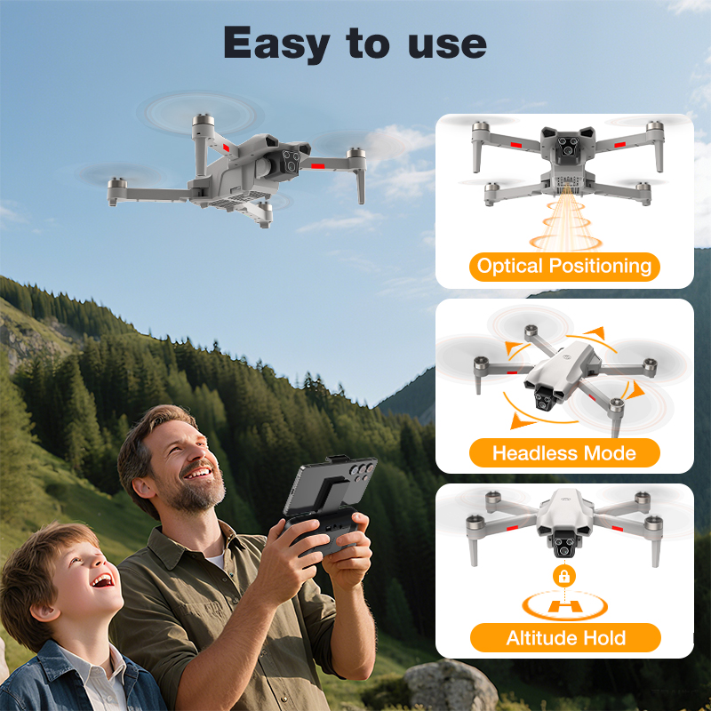 2026 Hot L017 Pro Drone Brushl – Drone App Rc Fpv Bewertung und Preis