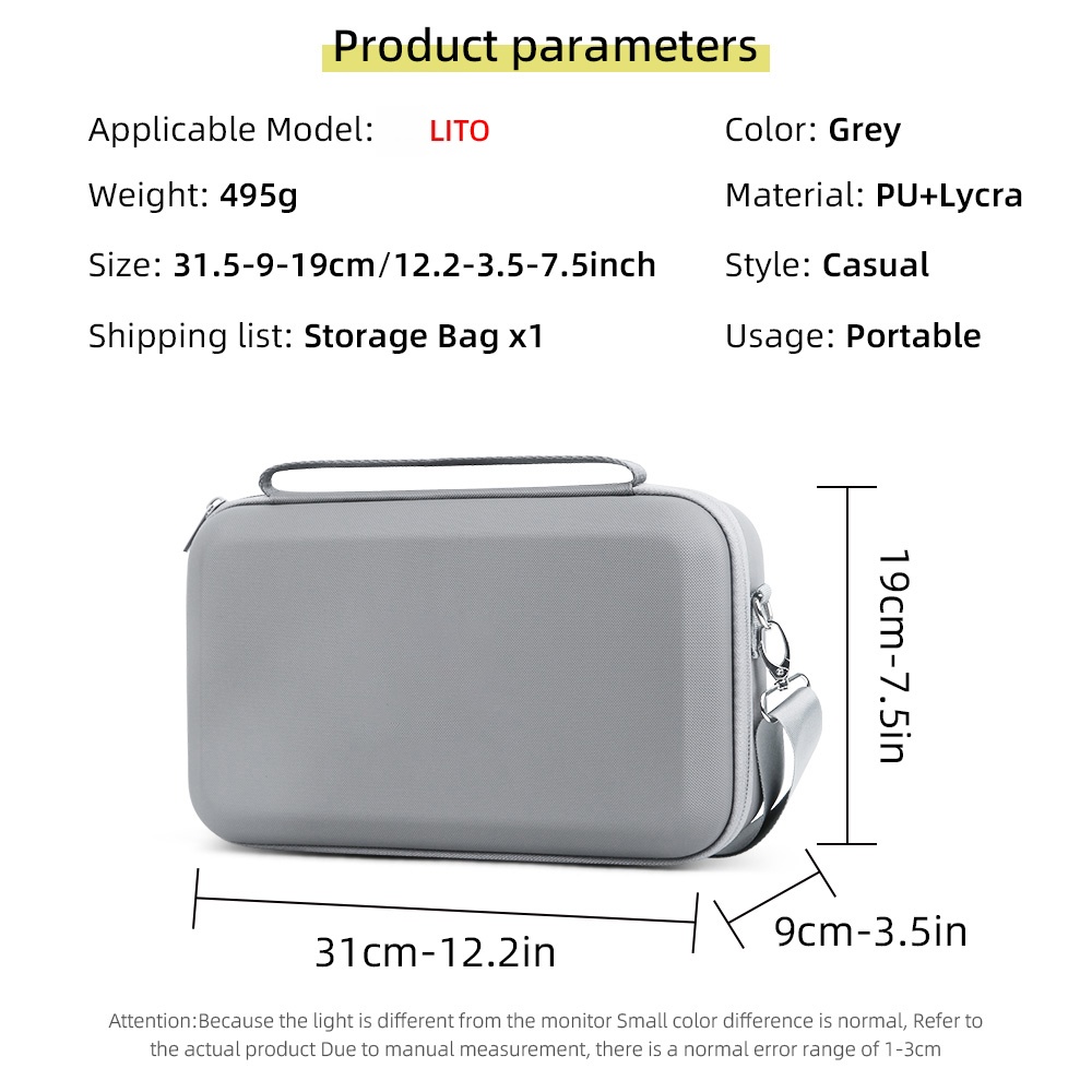Large Capacity PU Storage Bag  – Drone X1 Rc Bewertung und Preis