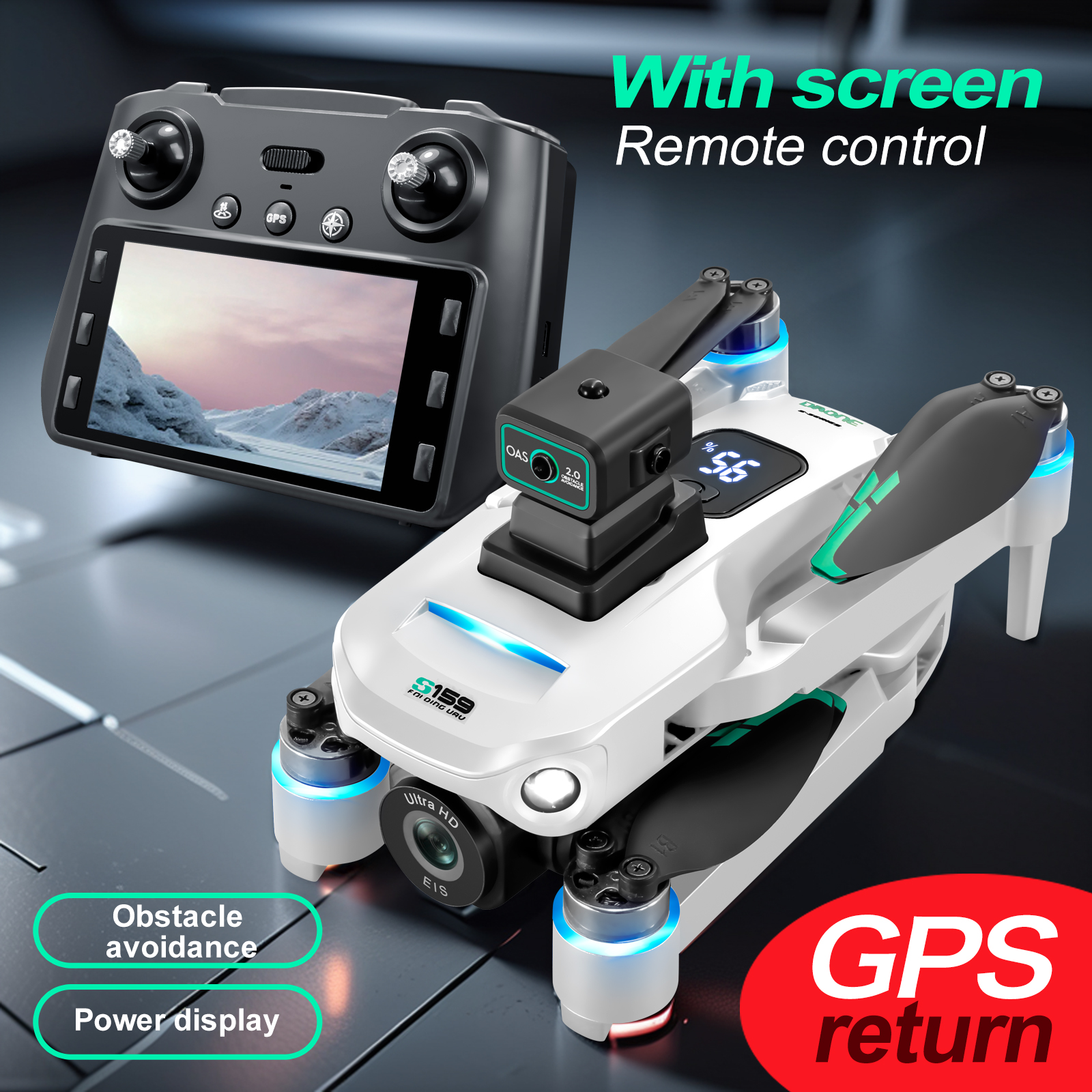 S159 GPS Drone 4K Profesional  – Drone App Rc Fpv Bewertung und Preis