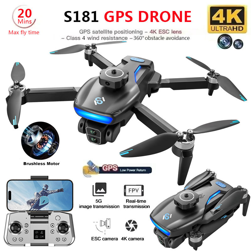 S181 GPS Drone 4K Professional – Drone Rc Team City Bewertung und Preis